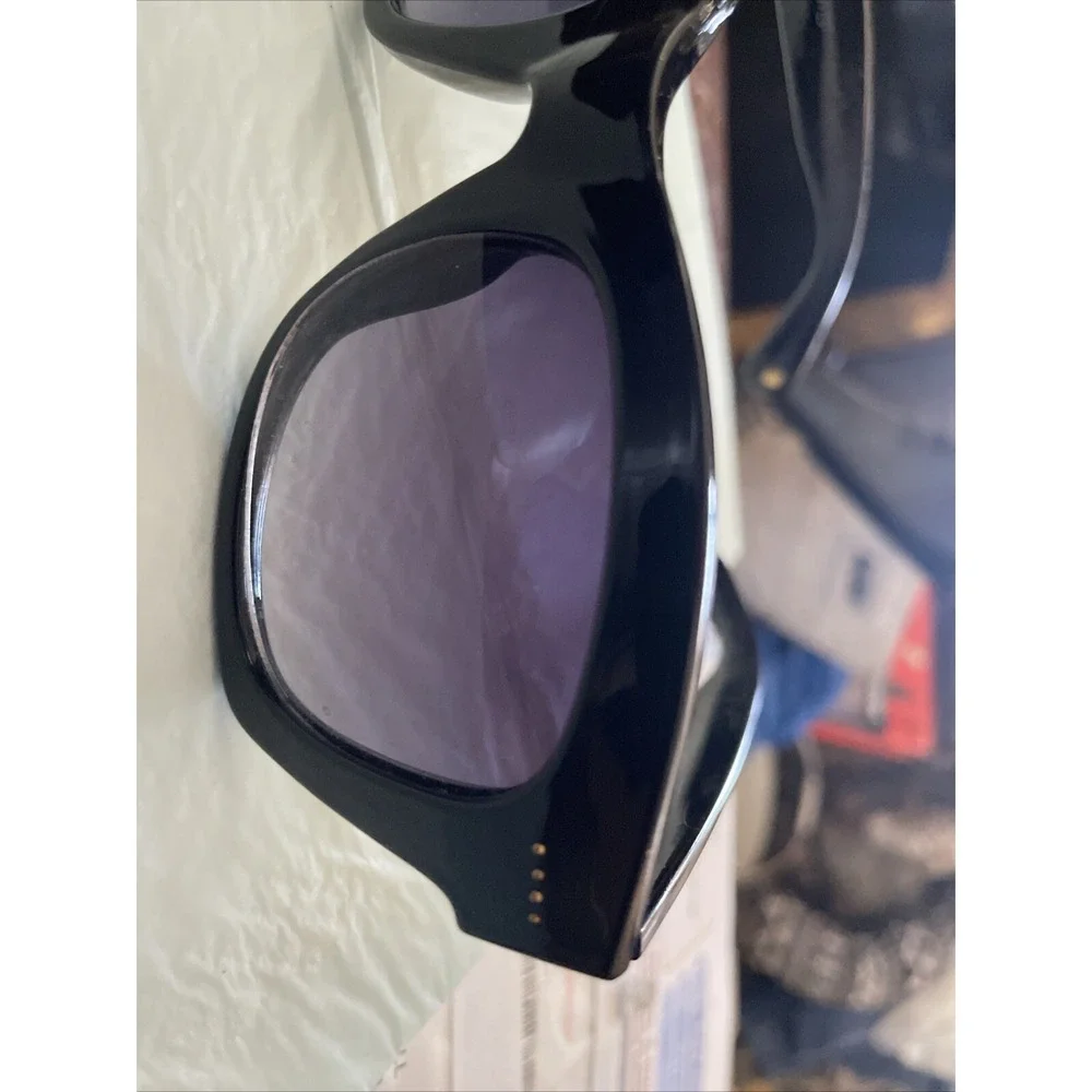 Nine West Black w. Studs & Blue Lens Womens Sunglasses 100%UV